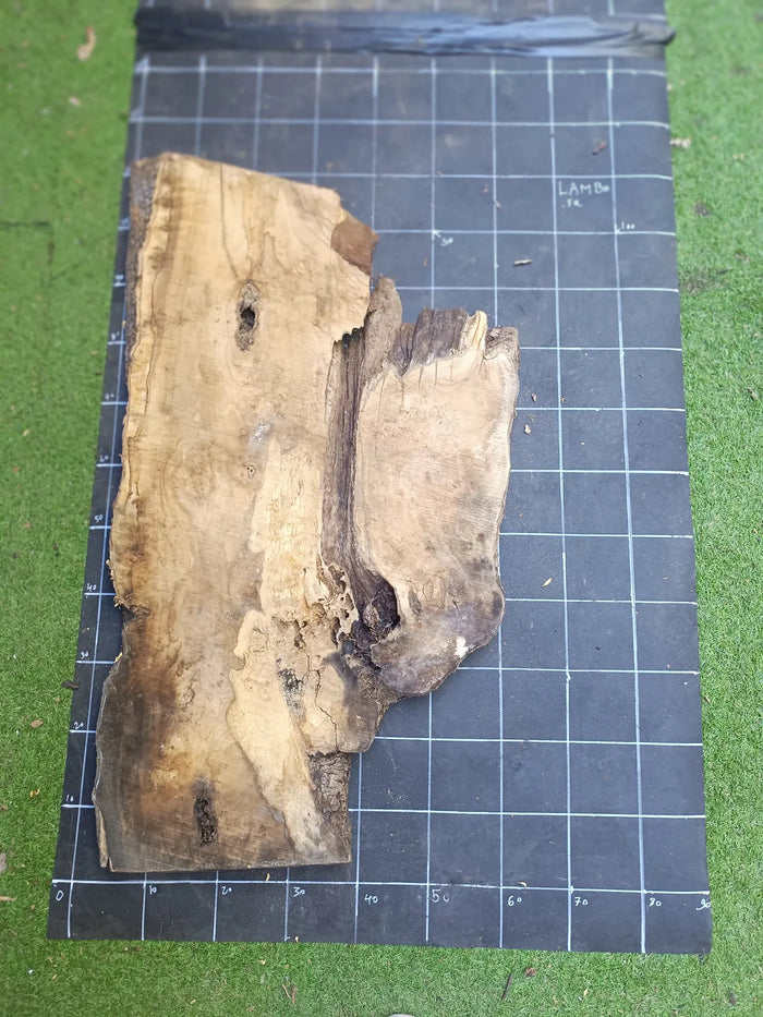 Plateau olivier brut Live Edge 110×50 cm – Réf. N°035